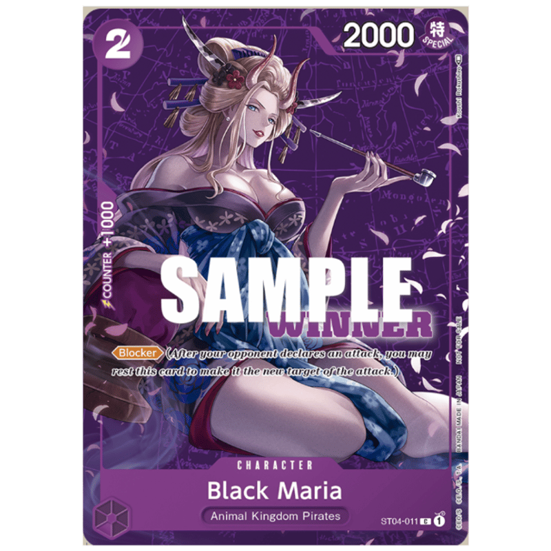ワンピースカード】Black Maria(ST04-011) Winnerプロモ ブラックマ...