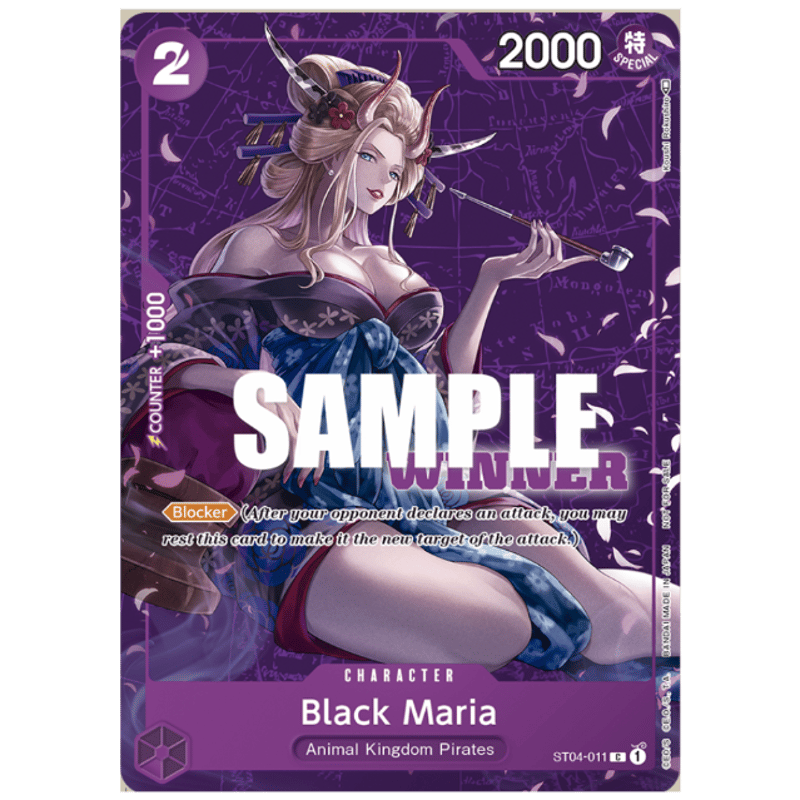 ワンピースカード】Black Maria(ST04-011) Winnerプロモ