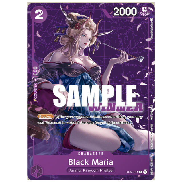 PSA10 ワンピースカード ブラックマリア プロモ PSA10鑑定済】ブラックマリア【プロモ】《紫》※パラレル加工