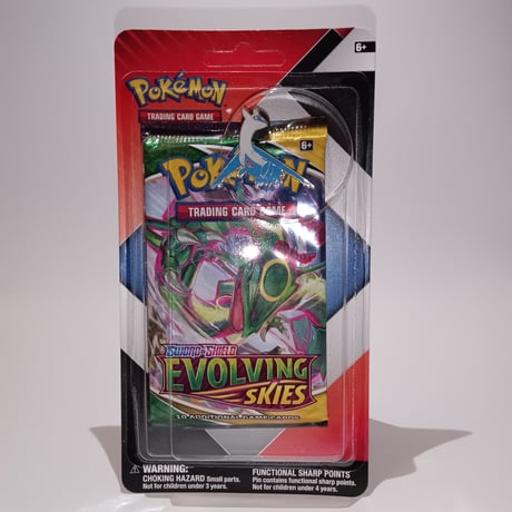 ポケモン　ピンブリスター　２パック＋バッジ　Evolving Skies