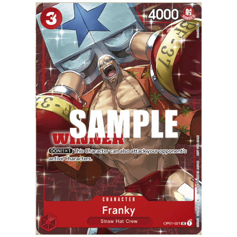 ワンピースカード】Franky(OP01-021) Winnerプロモ フランキー | Hu...