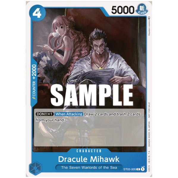 ワンピースカード】Dracule Mihawk(ST03-005) プロモ ミホーク ワンピースカード】Dracule Mihawk(ST03-005) プロモ ミホーク