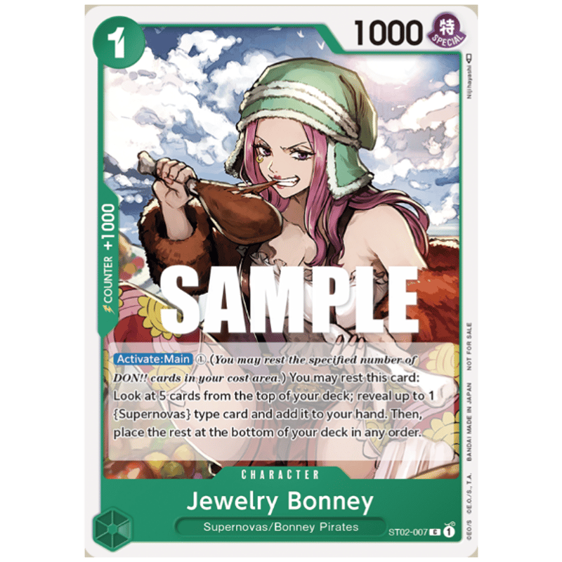 ワンピースカード】Jewely Bonney(ST02-007) プロモ ボニー | Hus ワンピースカード】Jewely Bonney(ST02-007) プロモ ボニー | Hus