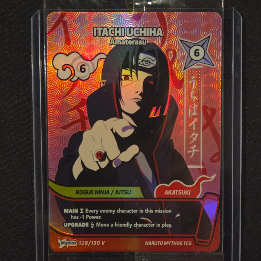 フランス語版　Naruto Mythos TCG うちはイタチ　WINNER Naruto Mythos TCG】 ITACH UCHIHA Pre-Release Wi