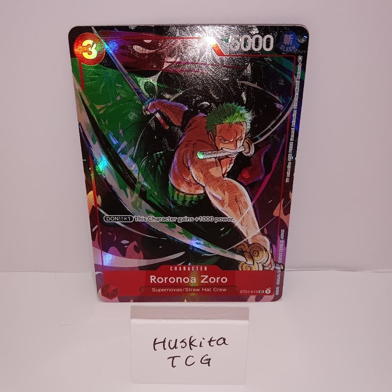 ワンピースカード 海外版プロモ ゾロ ワンピース ロロノア ゾロ レカフィグ プロモ 金文字 psa10