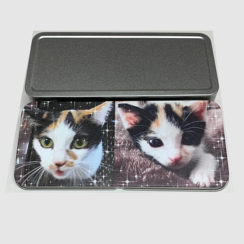 オリジナル缶ペンケース作成 | 全盲ひかちゃん保護猫応援SHOP