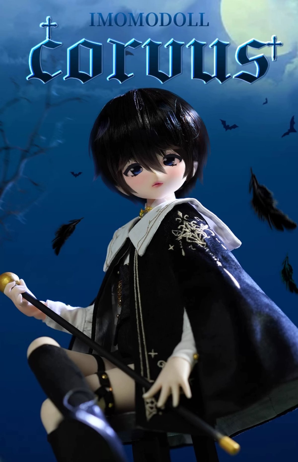 Imomodoll Corvus 1/4スケール ドールヘッド［ソフビ製］ | hoshika