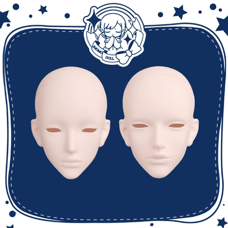 Imomodoll Dio/Rei 1/3サイズ成人男性ドールボディ用 ドールヘッド