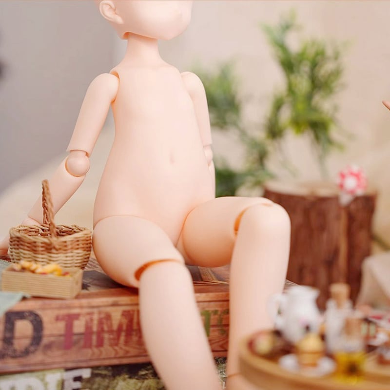 imomodoll 1/4 肉肉ボディ 即納】1/4 Girl Body (咪咪 Ver.2) ＊チョコレートスキン ＊バスト