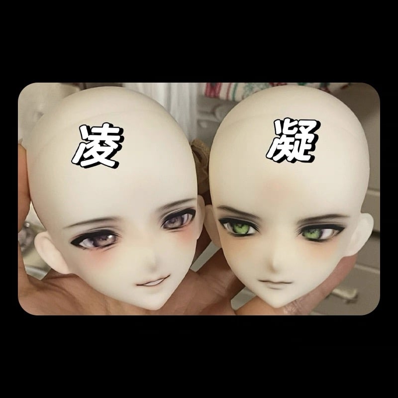 (8月1日まで)へむきち ドールヘッド キャストドール 受注販売】Zmoedoll 1/4ドールヘッド 凌［樹脂製