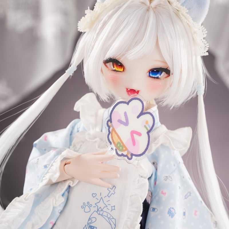 kimdoll 檸糖糖 1/4スケール ドールヘッド 頭囲22cm［PVC製］ | hosh