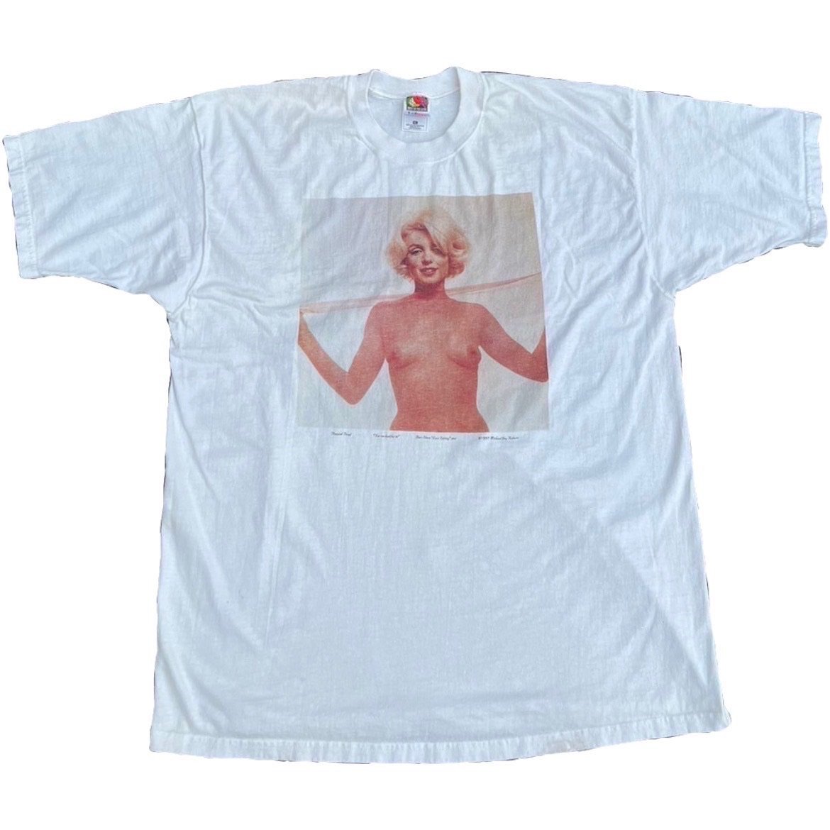 90s マリリンモンロー ヌード フォト Tシャツ XL ビンテージ
