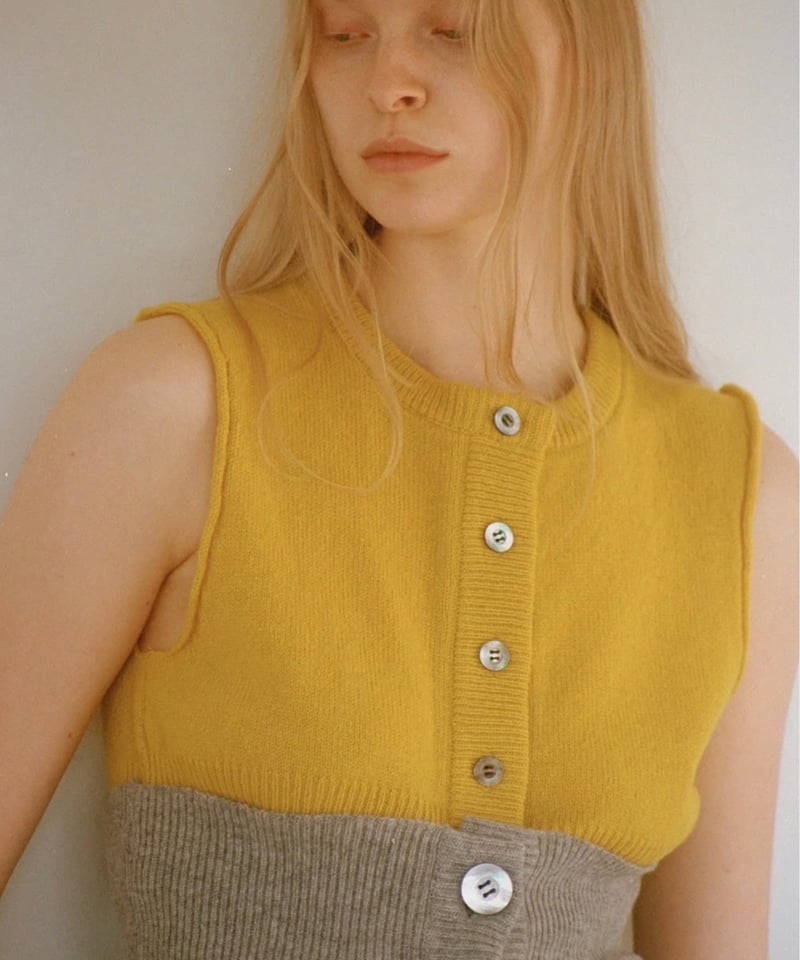 トップス KAYLE WOOL KNIT VEST WAIST WARMER SET 71O++2XrOuL._UY1000_.jpg