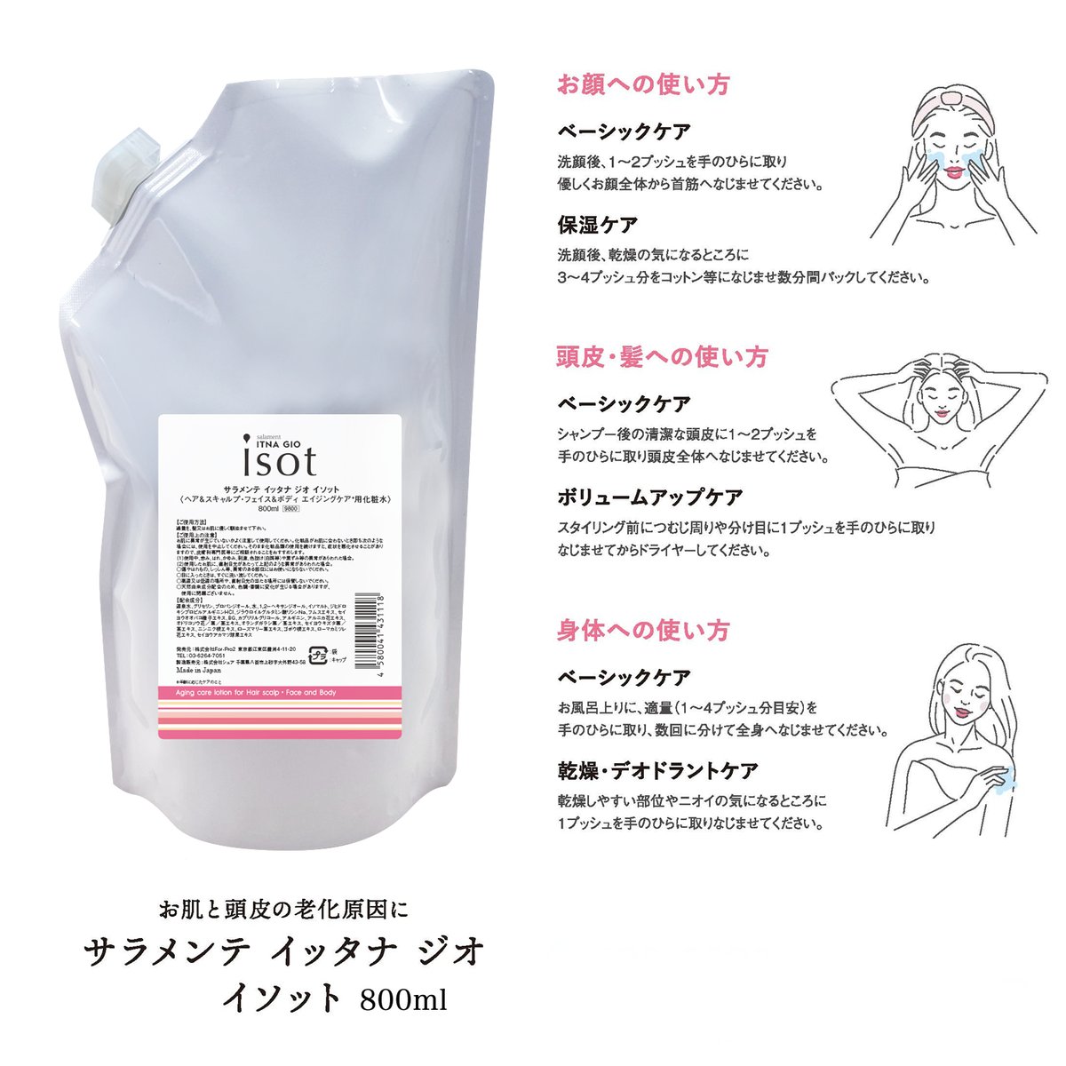 11月15日まで！新品未開封 サラメンテ イッタナジオ リフィル