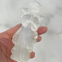 セレナイト彫刻　天使B