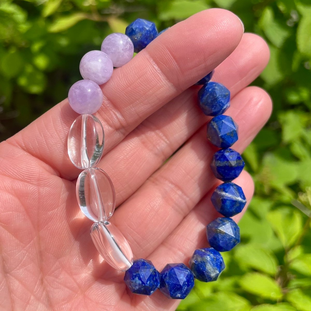 ブレスレット ラピスラズリ・ラベンダーアメジスト・水晶 | Angel of Light