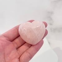 ローズクォーツ　ハート(巾着付き)