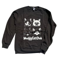 Muddy Cat Club クルーネック裏起毛スウェット スミクロ