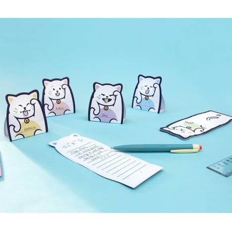 SUCK UK 招き猫 立体型メモ