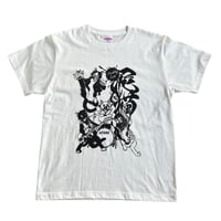 イシデ電 泥猫Tシャツ 白
