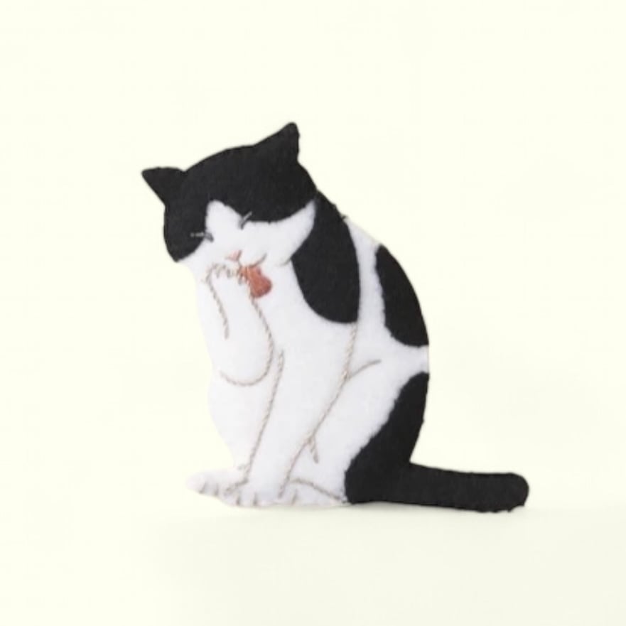 ねこ猫☆消せるペン☆ハチワレ