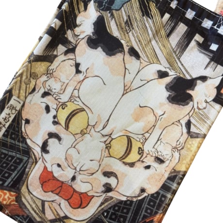 カヤ 浮世絵トートバッグ BAKENEKO