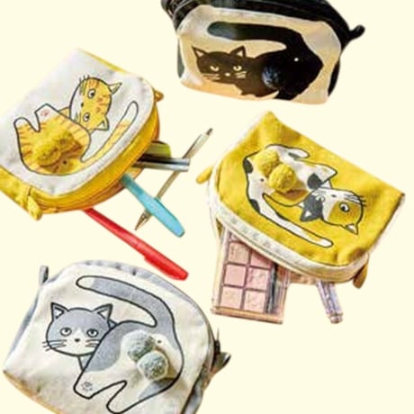 CATEGORY ポーチ・巾着 | 泥猫倶楽部