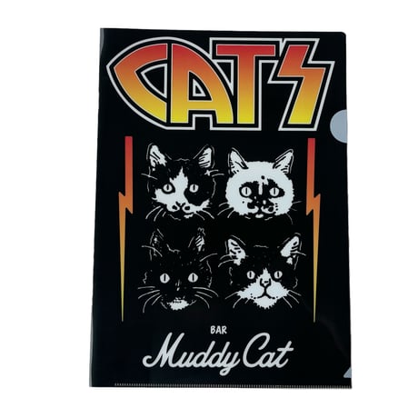 Muddy Cat クリアファイル3枚セット