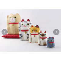 はりこーシカ 招き猫 洋猫