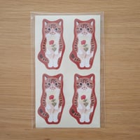 4legs シール　キジ白