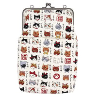 猫図鑑 がま口2WAYショルダーバッグ