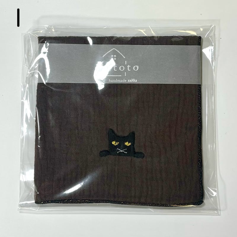 ガーゼハンカチ　ねこ937 ハンドメイド ガーゼハンカチ ねこ937 ハンドメイド ガーゼハンカチ ねこ937