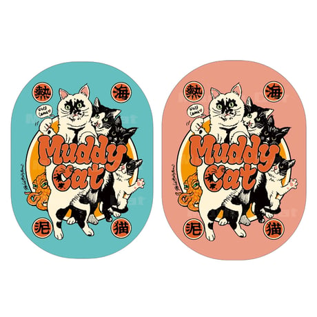 Rockin'Jelly Bean × Muddy Cat ステッカー