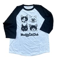 Muddy Cat Club 7分袖ラグランTシャツ