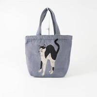 ouaf ouaf & miaou marche ジャガードミニトート