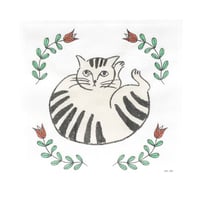 松尾ミユキ　かやふきん　トラ猫カラー