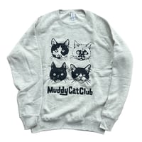 Muddy Cat Club クルーネック裏起毛スウェット オートミール
