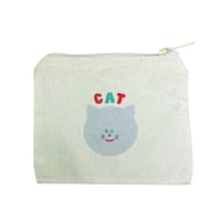 コットンミニポーチ CAT