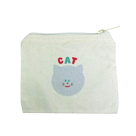 コットンミニポーチ CAT