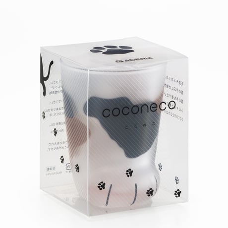 coconeco グラス　子猫　ミケ