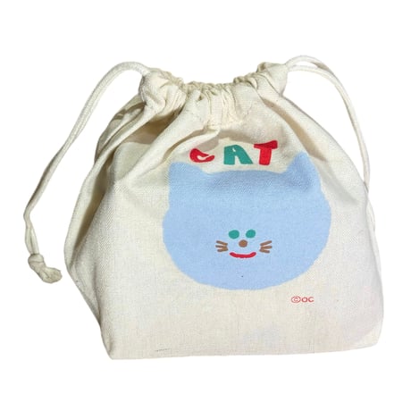 コットン巾着 CAT