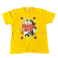 Rockin'Jelly Bean × Muddy Cat イラストTシャツ カナリアイエロー