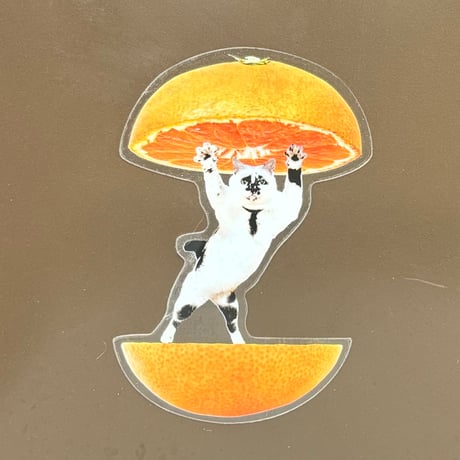 ミチルダイカット透明ステッカー