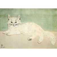 ポストカード／ 藤田嗣治「白猫」
