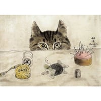 ポストカード／藤田嗣治「仕立て屋の猫」
