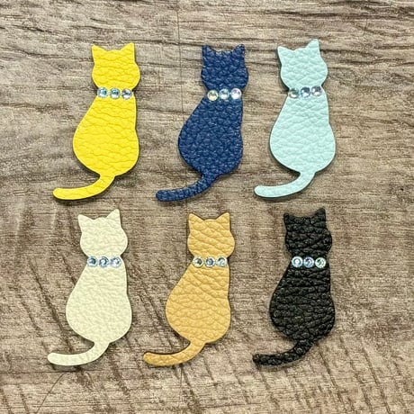 Little 4cats_w マグネット ラインストーンつき