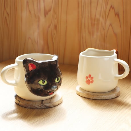 3D猫マグカップ
