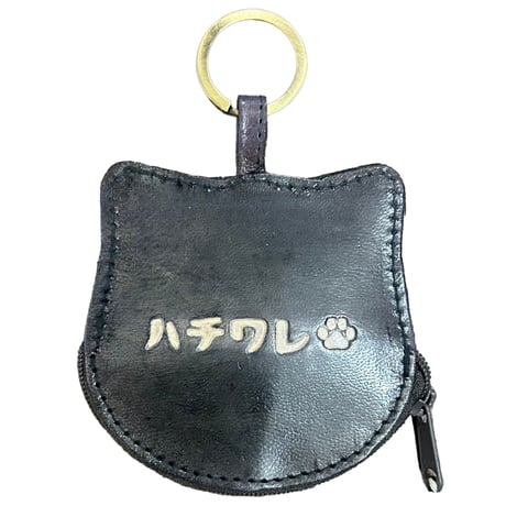 AND PACKABLE コインパースキーリング ハチワレ
