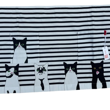 猫玉園×Muddy Cat サロンエプロン