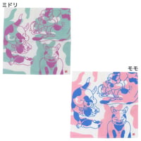 浮世絵猫　般若面柄　ふきん